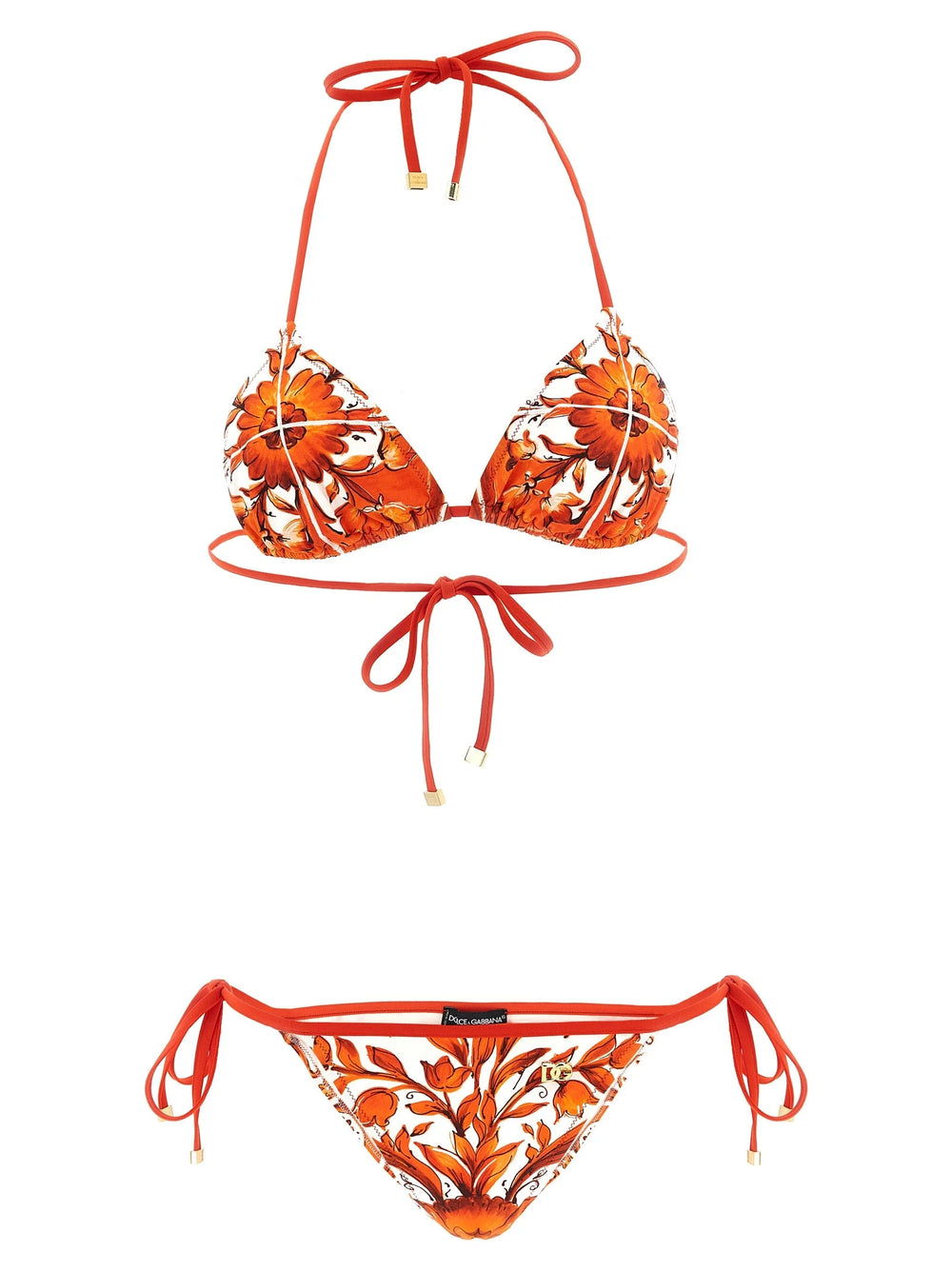 Dolce & Gabbana Orange Polyamide Bikini