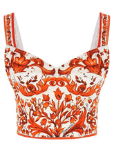 Dolce & Gabbana Orange Silk Blouse - IT44