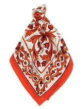 Dolce & Gabbana Orange Silk Foulard