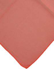 Dolce & Gabbana Orange Silk Neck Wrap Square Foulard Scarf