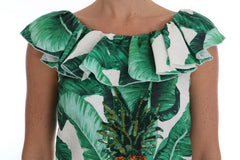 Dolce & Gabbana Pineapple Banana Sequins Blouse T-shirt - Blouses