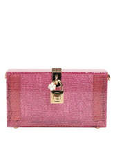Dolce & Gabbana Pink DOLCE BOX Clutch Crossbody Women Evening Borse Bag