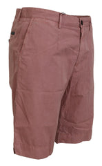 Dolce & Gabbana Pink Chinos Cotton Casual Mens Shorts - Chino Shorts