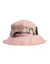 Dolce & Gabbana Pink Cotton Wide Brim Bucket Hat - 59 cm|L - Bucket Hats