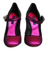 Dolce & Gabbana Rosa Dekorerade Höga Klackar Pumps Skor - EU35/US4.5