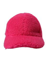 Dolce & Gabbana Pink Fleece Plush Baseball Hat Men - 58 cm|M - Baseball Caps
