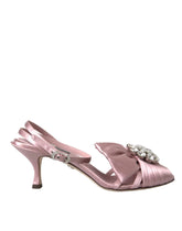 Dolce & Gabbana Pink Keira Crystal Heels Sandals Shoes - EU36.5/US6 - Sandals