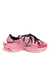 Dolce & Gabbana Pink Low Top Space Women Sneakers Shoes - Sneakers