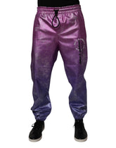 Dolce & Gabbana Pink Purple Two Tone Jogger Sweatpants Pants - IT48 | M - Joggers