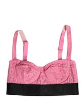 Dolce & Gabbana Pink Semi-Pad Underwire Balconette Bra Underwear - IT2 | S