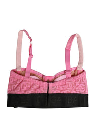 Dolce & Gabbana Pink Semi-Pad Underwire Balconette Bra Underwear - IT2 | S