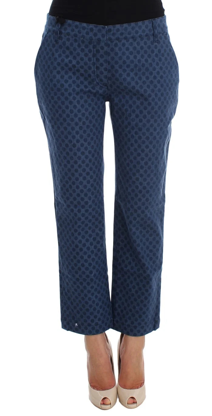 Dolce & Gabbana Polka Dotted Stretch Capri Jeans - IT38|XS - Jeans