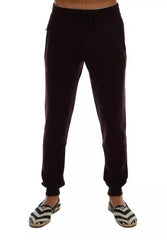 Dolce & Gabbana Purple Cashmere Gym Training Sport Pants - M - Track Pants