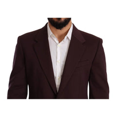 Dolce & Gabbana Purple Cotton Blazer - IT50 | L