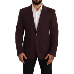 Dolce & Gabbana Purple Cotton Blazer - IT50 | L - Sport Jackets