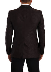 Dolce & Gabbana Purple Jacquard Single Breasted SICILIA Blazer - IT48 | M - Sport Jackets