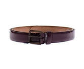 Dolce & Gabbana Purple Leather Logo Cintura Gürtel Belt - 75 cm / 29,5 Inches - Belts