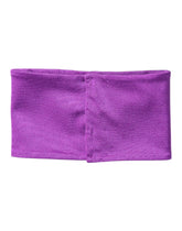 Dolce & Gabbana Purple Nylon Stretch Women Neck Warmer Scarf - Neck Gaiters