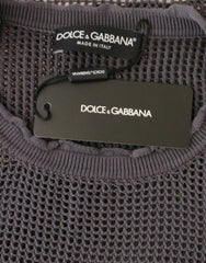 Dolce & Gabbana Purple Runway Netz Pullover Netted Sweater - IT52 | XL - Sweaters