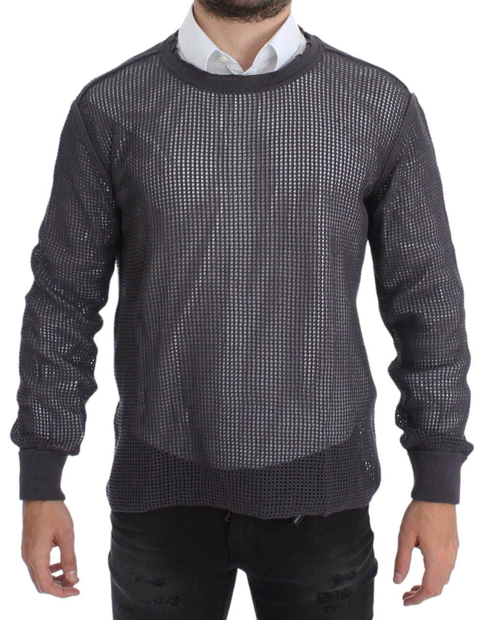 Dolce & Gabbana Purple Runway Netz Pullover Netted Sweater - IT52 | XL - Sweaters