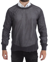 Dolce & Gabbana Purple Runway Netz Pullover Netted Sweater - IT52 | XL - Sweaters