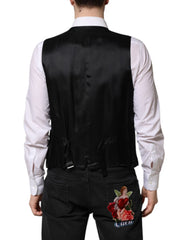 Dolce & Gabbana Purple Sequined Dress Formal Waistcoat Vest - Vests