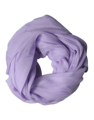 Dolce & Gabbana Purple Stole Silk Neck Wrap Shawl Men Scarf