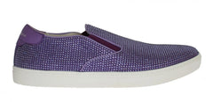 Dolce & Gabbana Purple Strass Canvas Logo Sneakers - EU44/US11 - Sneakers