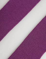 Dolce & Gabbana Purple Wool Fingerless Elbow Length Women One Size Gloves - One Size