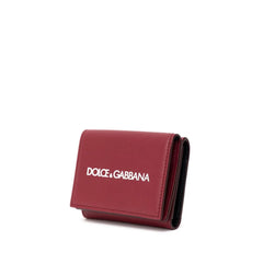 Dolce & Gabbana Red Calfskin Wallet - Wallets