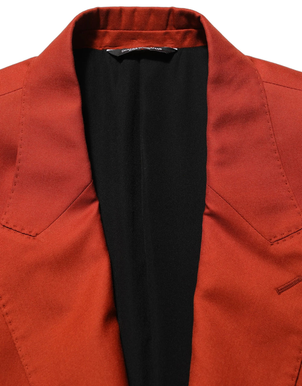 Dolce & Gabbana Red Cashmere Single Breasted Blazer Jacket - IT58 | 3XL