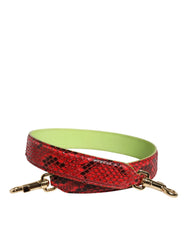 Dolce & Gabbana Red Exotic Leather Handbag Accessory Shoulder Strap - Handbag & Wallet Accessories