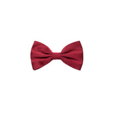 Dolce & Gabbana Red Silk Bowty - One Size - Neckties