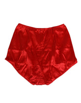 Dolce & Gabbana Red Silk Satin High-Waist Briefs Women Underwear - IT2 | S - Briefs