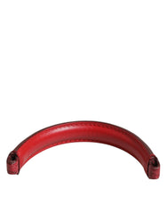 Dolce & Gabbana Red Small Ayers Leather Bag Handle Women Shoulder Strap - Handbag & Wallet Accessories