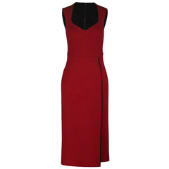 Dolce & Gabbana Red Viscose Dress - IT40|S - Dresses