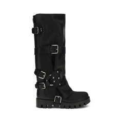 Dolce & Gabbana Rubber and leather high Boots - Boots