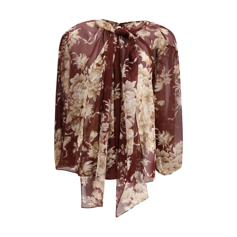 Dolce & Gabbana Silk chiffon floral Shirt - IT40 | M