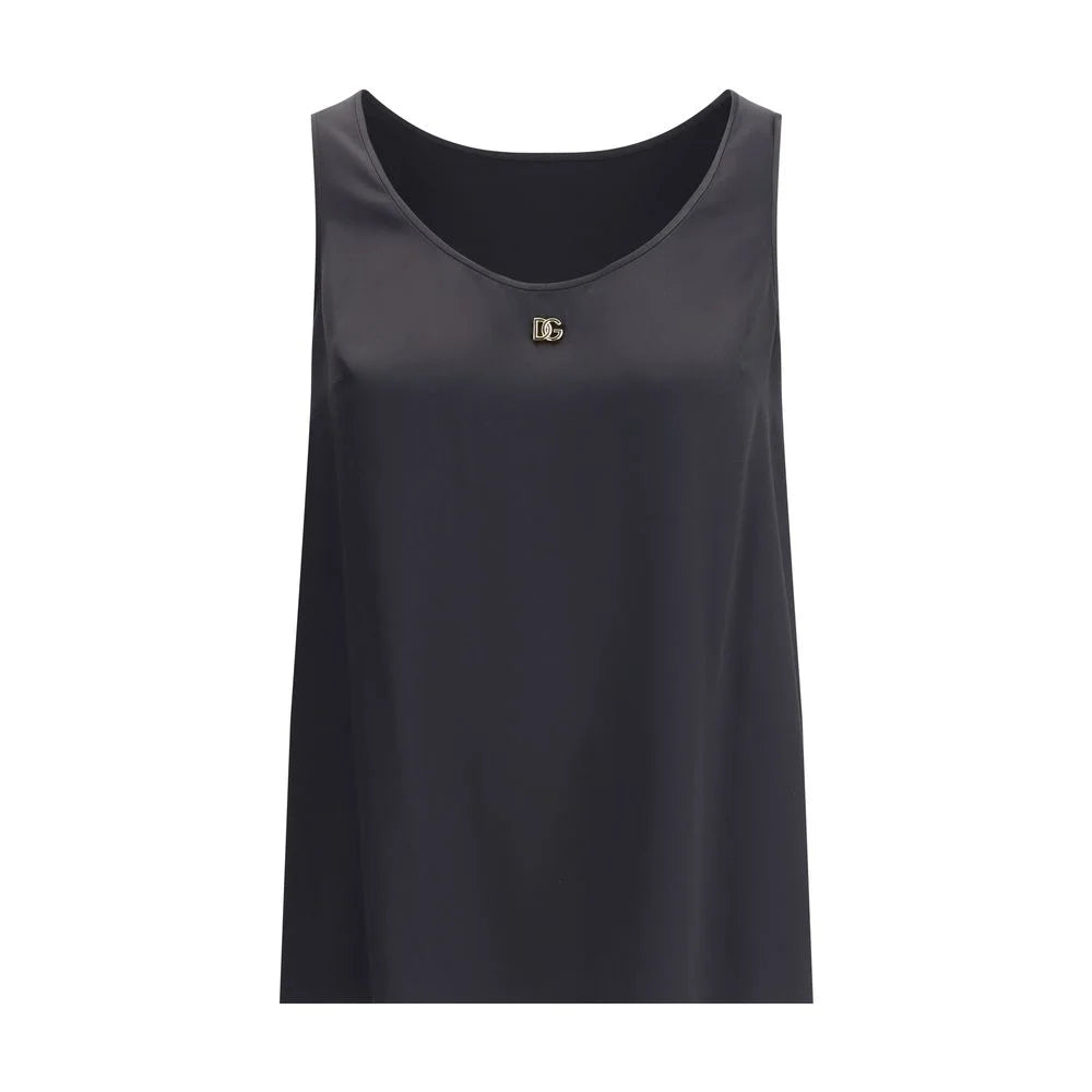 Dolce & Gabbana Silk Top - Tank Tops