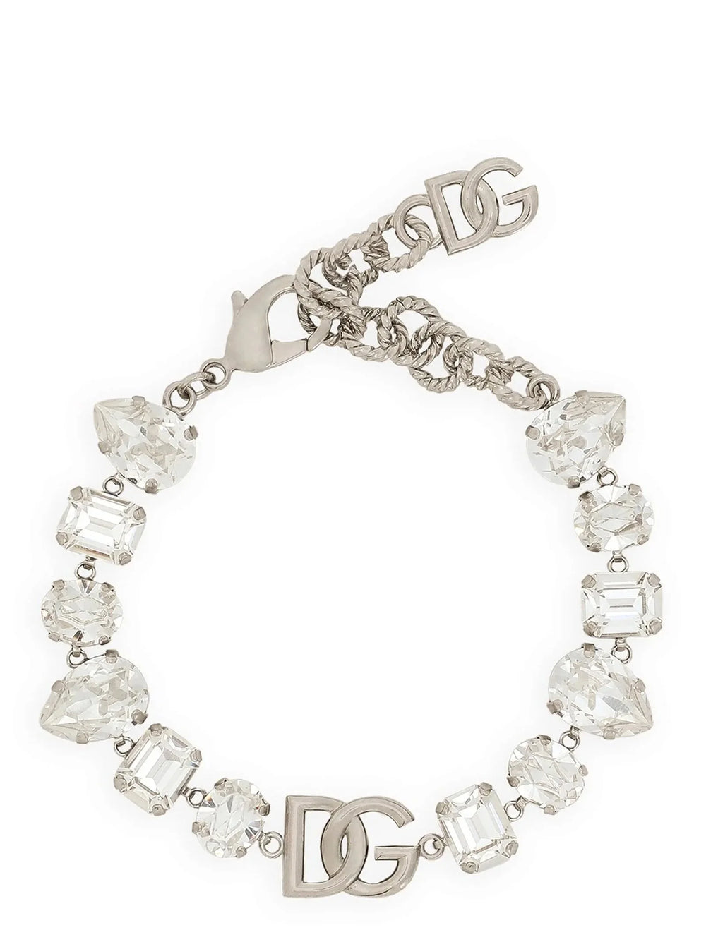 Dolce & Gabbana Silver Brass Bracelet - One Size