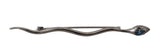 Dolce & Gabbana Silver Brass Crystal Spilla Serpente Brooch Pin - Brooches & Lapel Pins
