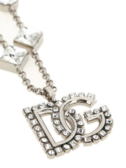 Dolce & Gabbana Silver Brass Necklace - One Size