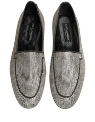 Dolce & Gabbana hõbe kristallidega meeste loafersid - EU43/US10