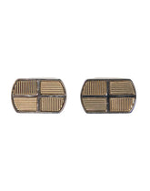 Dolce & Gabbana Silver Gold Plated Metal Brass Pin Cufflinks - Cufflinks