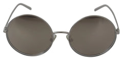 Dolce & Gabbana Silver Plated Round Gray Le nses Women Sunglasses - Sunglasses