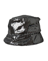Dolce & Gabbana Silver Sequined Nylon Bucket Hat Men - 60 cm|XL - Bucket Hats