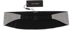 Dolce & Gabbana Silver Wide Belt Silk Cummerbund - IT48 | M - Suspenders