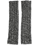 Dolce & Gabbana Sleeves Black Wool Blend Knitted Warmer Arm