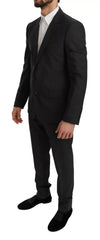 Dolce & Gabbana Slim Fit MARTINI Wool Gray Suit - IT48 | M - Pant Suits