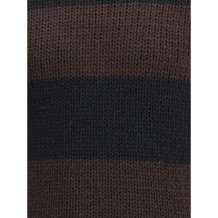 Dolce & Gabbana Striped Wool-Blend Turtleneck - Sweaters